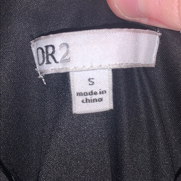 Black cross back pocket tunic top - Picture 5 of 5